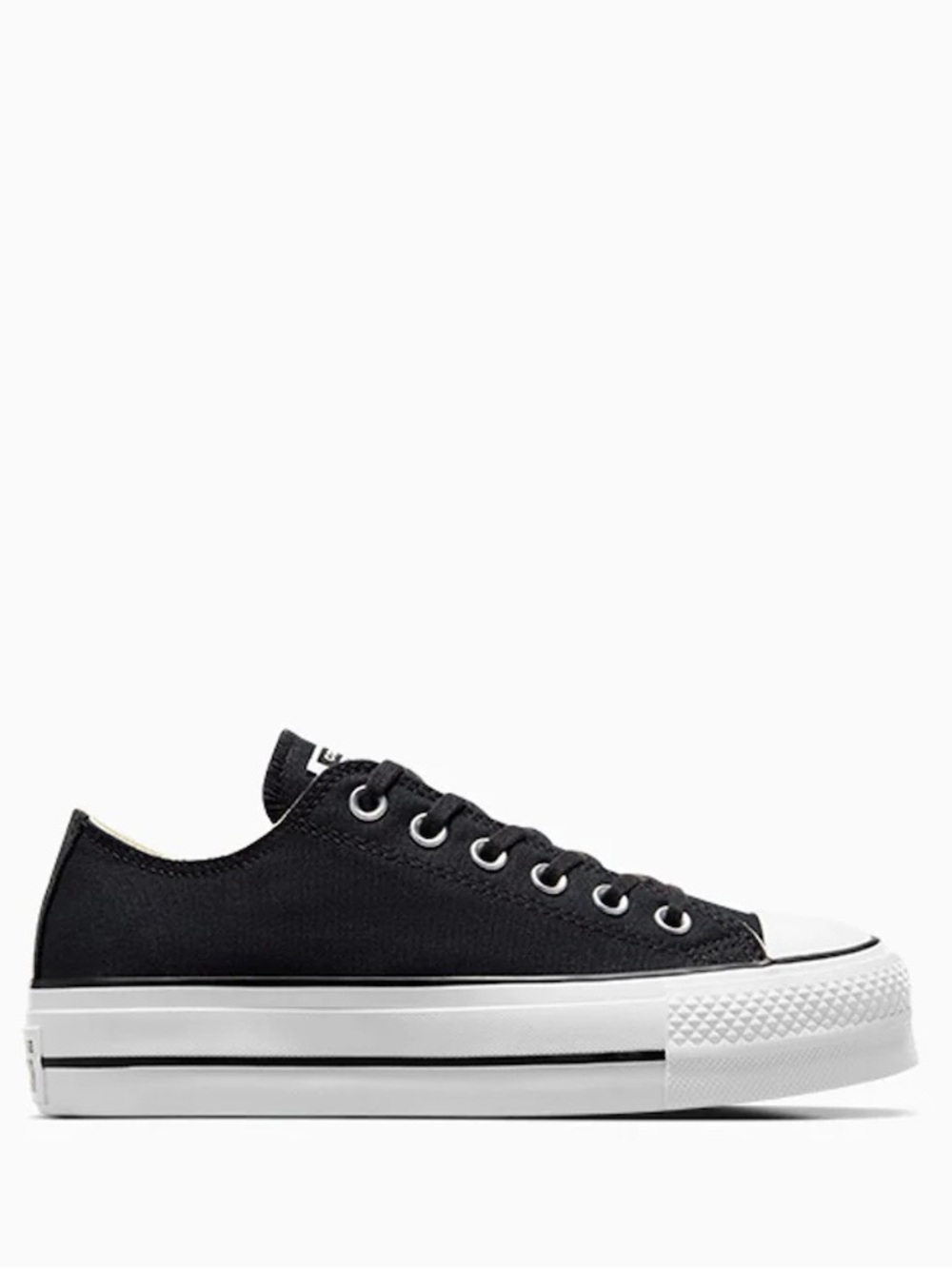 Converse Black Lift Platform Sneaker Shoes Size 10 NWT